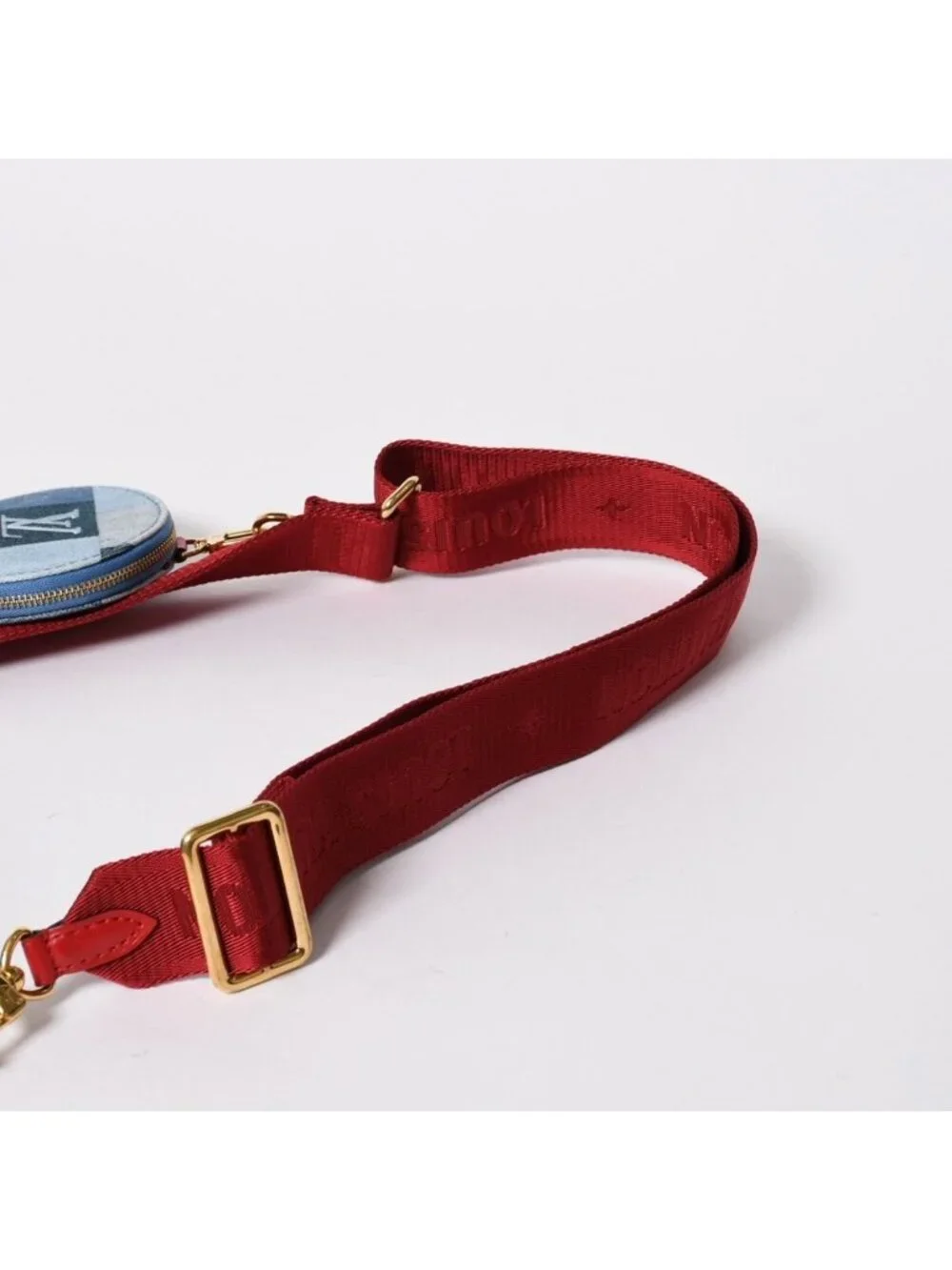 Louis Vuitton Multi Pochette Accessoires Pouch Denim Monogram